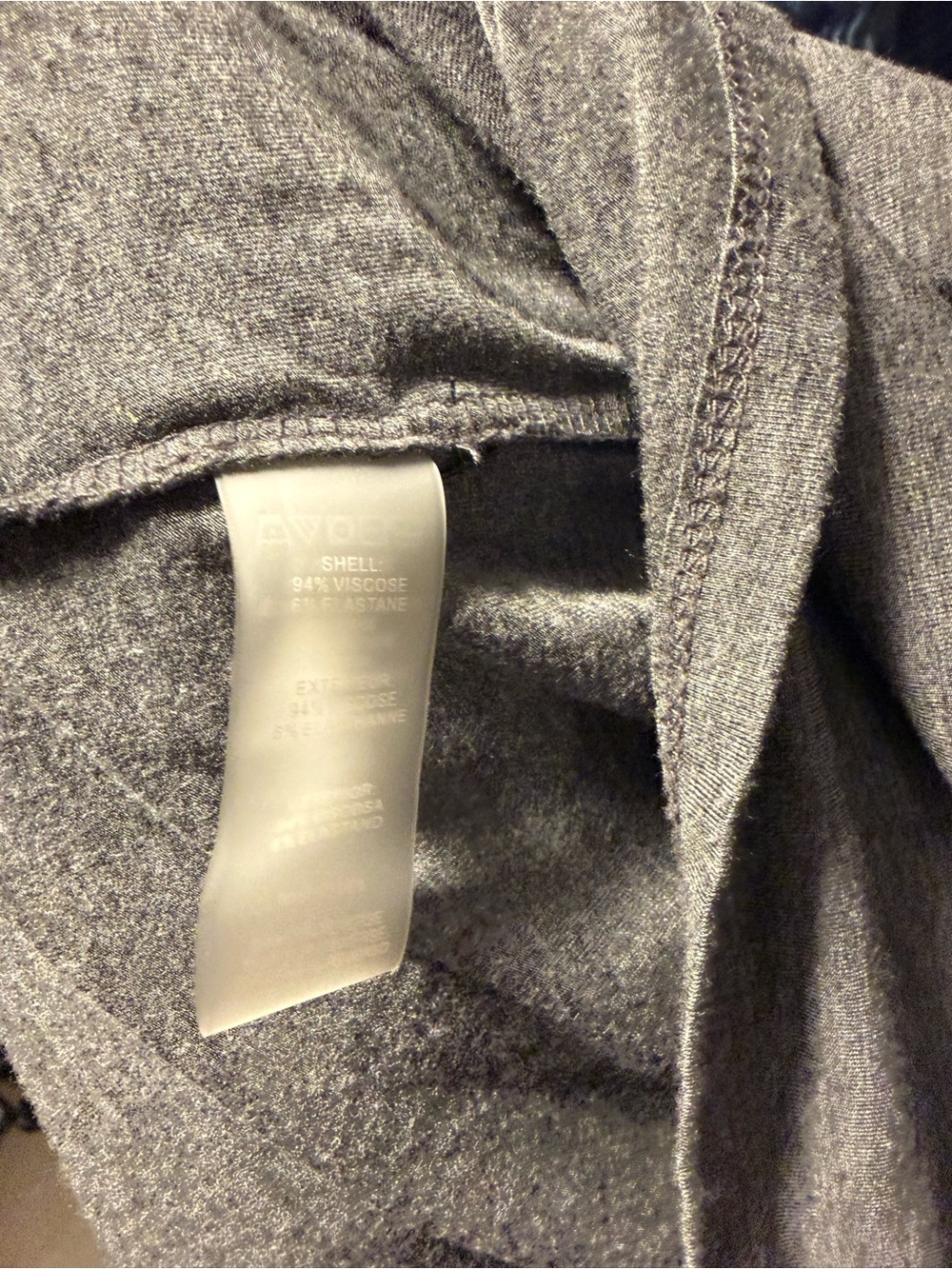 Tommy Hilfiger Silver-Grey Long Sleeve Knot Wrap Dress - Picture 5 of 7